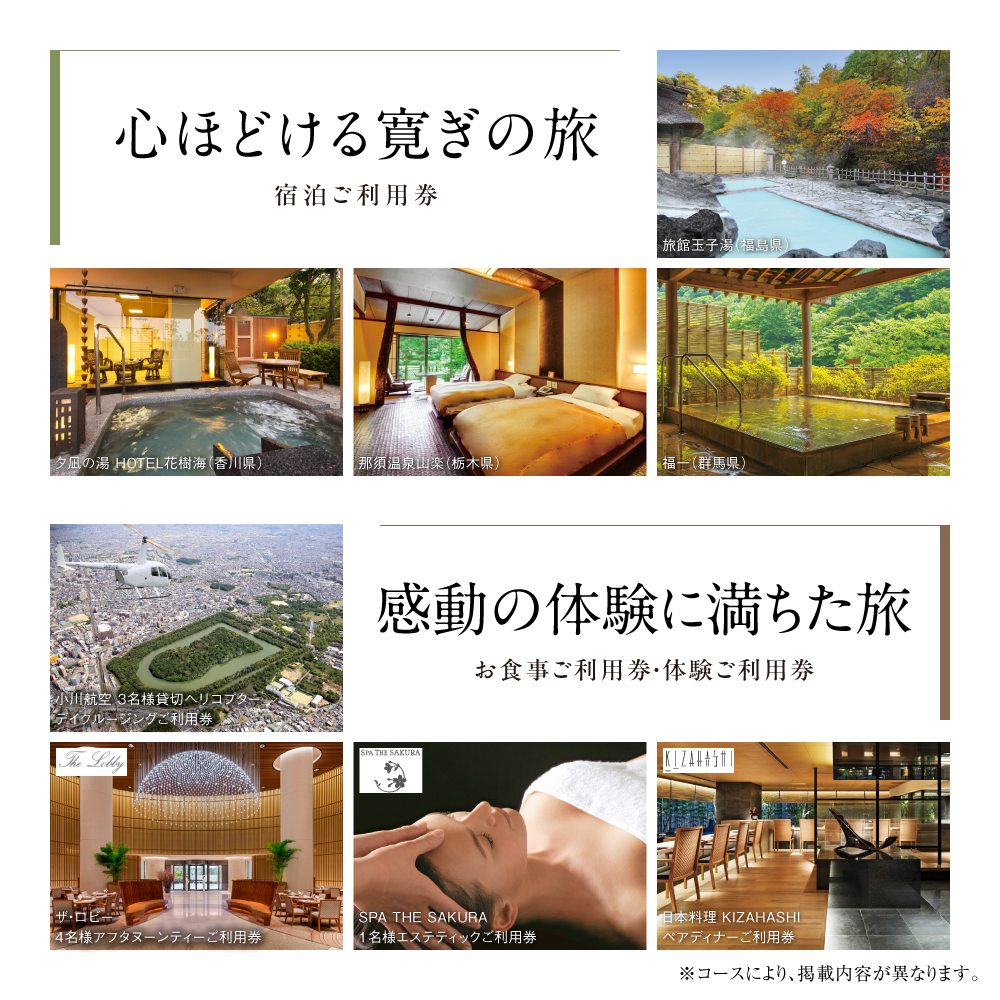 旅行カタログギフト｜JTB ありがとうプレミアム e-book｜JTXコース