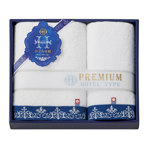今治プレミアム ホテル仕様フェイス・ウォッシュタオルセット
