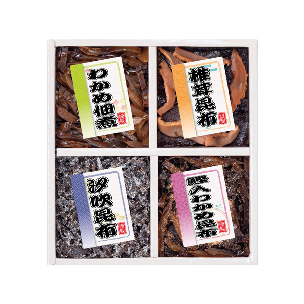 廣川昆布　御昆布 佃煮4品詰合せ★