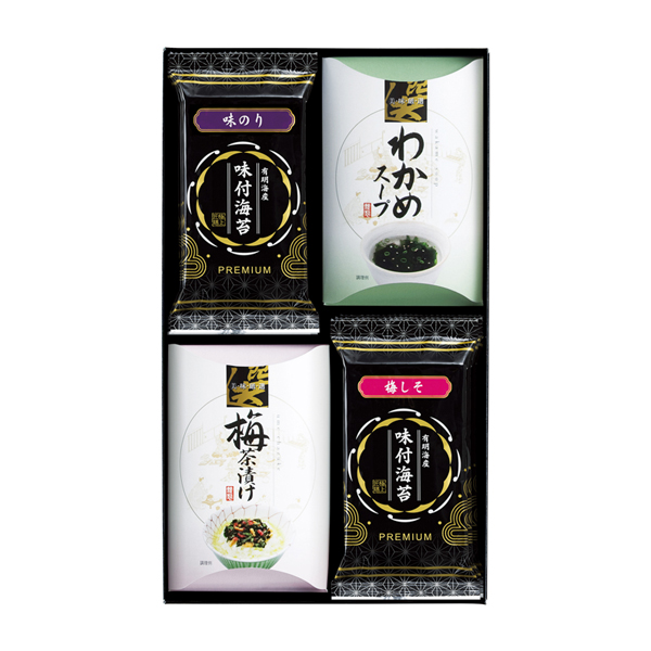 ゆかり屋本舗　味付海苔&お茶漬け&スープ詰合せ★