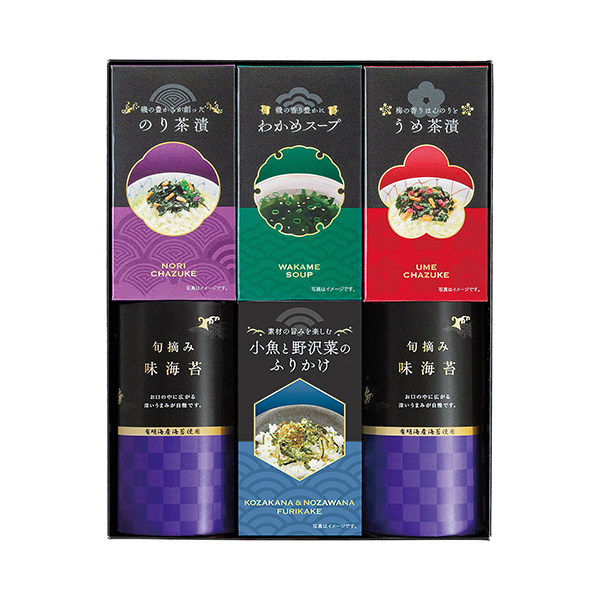 ゆかり屋本舗 味海苔・お茶漬・ふりかけ・スープセット★