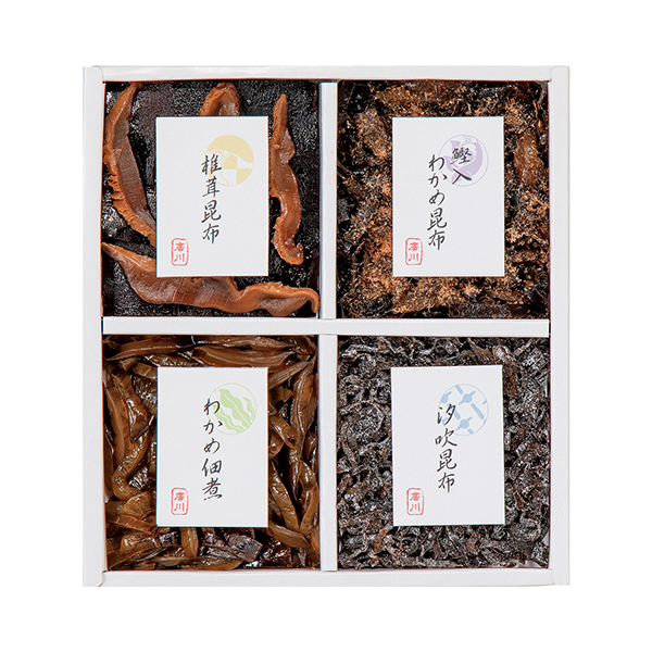 廣川昆布 御昆布 4品佃煮詰合せ★