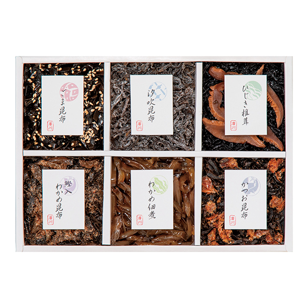 廣川昆布 御昆布 6品佃煮詰合せ★