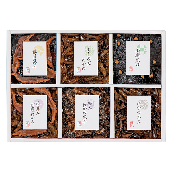 廣川昆布 御昆布 6品佃煮詰合せ★