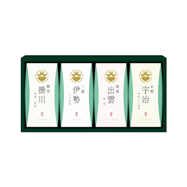茶の国めぐり 茶水詮緑茶ティーバッグ詰合せ★