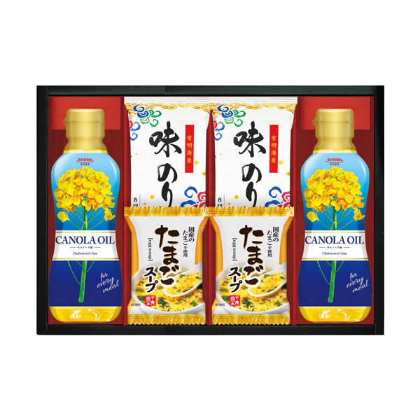 キャノーラ油&のり・たまごスープ詰合せ★