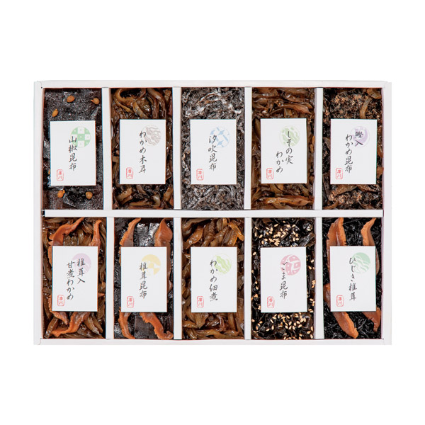 廣川昆布 御昆布 10品佃煮詰合せ★