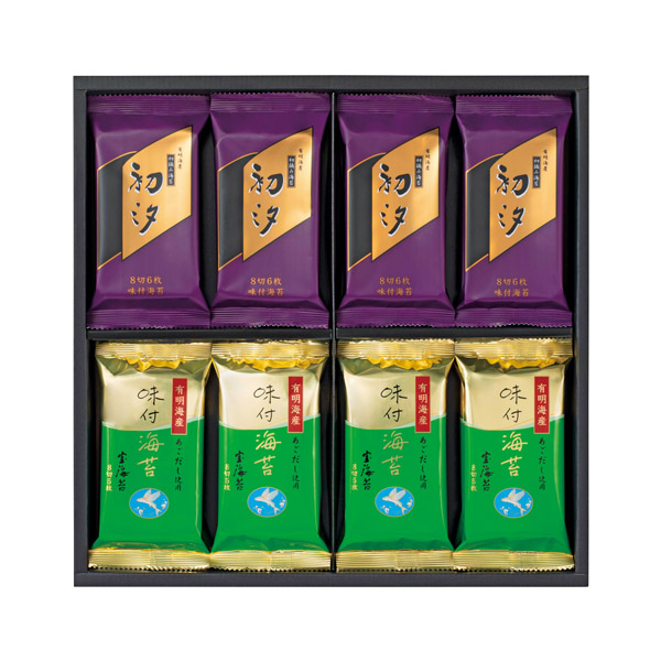 宝海苔 初汐味付け海苔&あごだし味付海苔詰合せ★