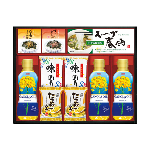 キャノーラ油&のり・たまごスープ詰合せ★