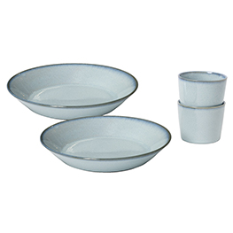 カップ&プレートセット(ブルー)