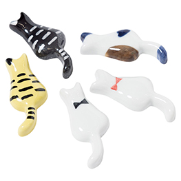 ねこ箸置き5個セット