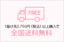 1届け先2,750円(税込)以上購入で全国送料無料