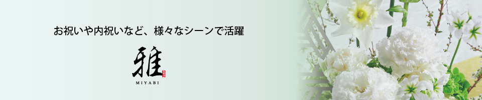 お祝いや内祝いなど、様々なシーンで活躍 雅
