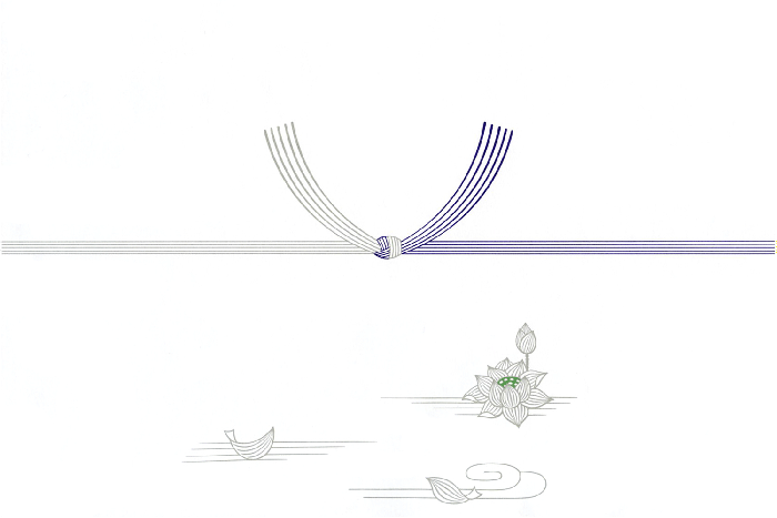紫白(蓮の絵柄あり)